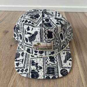 Patagonia Blue and White Patterned Hat